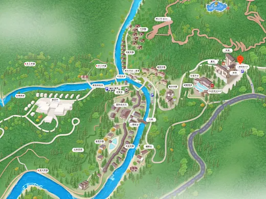 道滘镇结合景区手绘地图智慧导览和720全景技术，可以让景区更加“动”起来，为游客提供更加身临其境的导览体验。